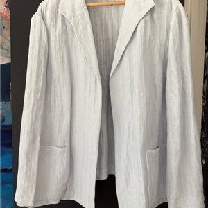 Lafayette 148 New York Light Blue Blazer